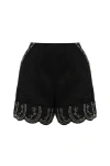 NOCTURNE NOCTURNE STONE DETAILED SHORTS