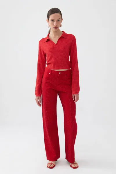 Nocturne Stone Embroidered Jeans
