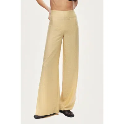 Nocturne Straight-leg Relaxed  Pants In Yellow