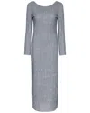 Nocturne Striped Dress With Low Back