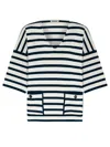 NOCTURNE NOCTURNE STRIPED KNITWEAR TOP