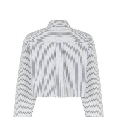 Nocturne Striped Shirt In White