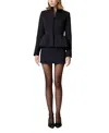Nocturne Structured Blazer Jacket In Black