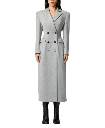 NOCTURNE STRUCTURED DOUBLE-BREASTED MAXI COAT