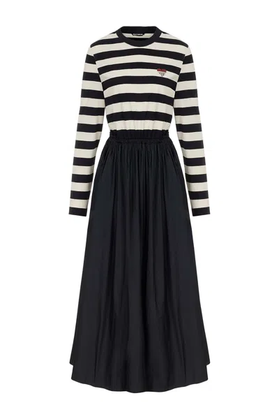 Nocturne Taffeta Midi Dress In Multi