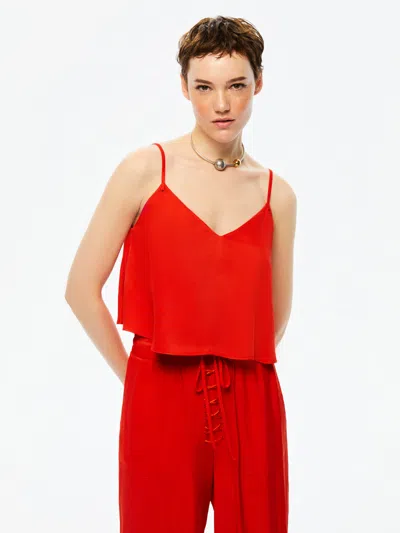 Nocturne Thin Strap Crop Top