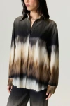 Nocturne Tie-dye Patterned Shirt In Multi