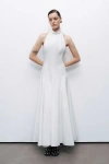 Nocturne Turtleneck Maxi Dress In Ivory