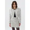 NOCTURNE NOCTURNE TWEED CROP JACKET