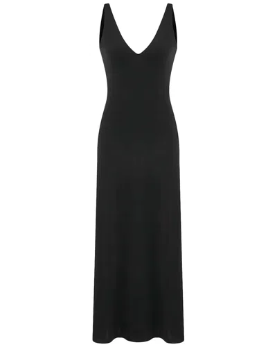 Nocturne V Neck Dress In Black