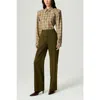 Nocturne Vintage Wash Corduroy Pants In Animal Print