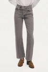 Nocturne Washed Straight-leg Jeans In Gray