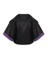Nocturne Wide Collar Jacket In Black