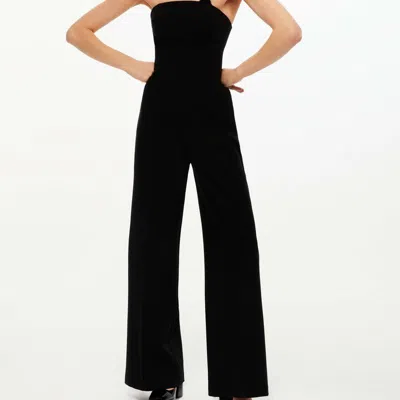 Nocturne Wide-leg Chained Jumpsuit In Black