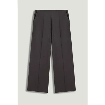 Nocturne Wide Leg Fluid Pants In Gray