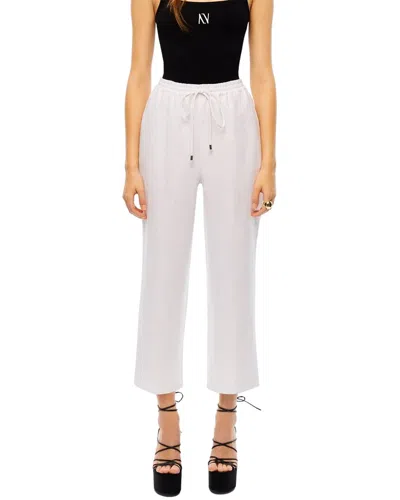 NOCTURNE NOCTURNE WIDE LEG LINEN PANT