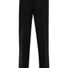 Nocturne Wide-leg Linen Pants In Black