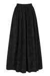 Nocturne Pull-on Maxi Skirt In Black