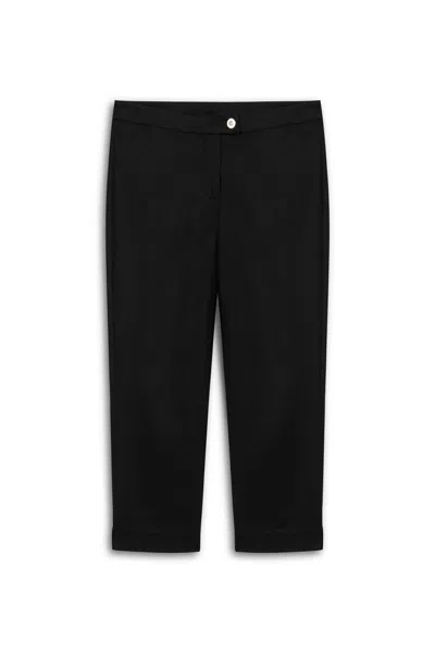 Nocturne Women's Black Bermuda Pants