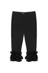 Nocturne Bermuda Pants With Ruffle Details