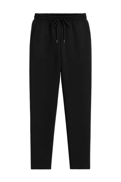 Nocturne Women's Black Drawstring Jogger Pants