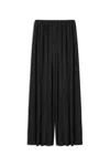 Nocturne Women's Black Gathered Detail Pants In Black