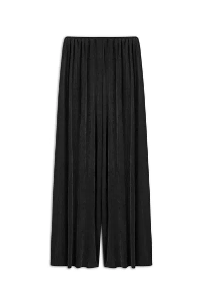 Nocturne Women's Black Flowy Wide Leg Pants