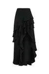 Nocturne Long Skirt With Flounced