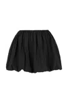 Nocturne Women's Black Mini Balloon Skirt In Black