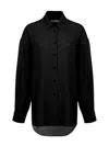 Nocturne Oversized Twin Set Shirt In Black
