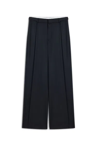 Nocturne Women's Black Pants With Waist Details