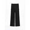 Nocturne Relaxed Fluid Pants With Elastic Waist In Black