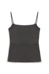 Nocturne Women's Black Slit Strap Blouse