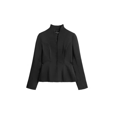 Nocturne Women's Black Structured Blazer Jacket