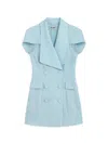 Nocturne Women's Blue Mini Dress With Bolero Detail