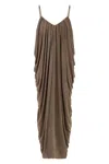 Nocturne Draped Detailed Flowy Maxi Dress