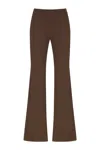 Nocturne Women's Brown Flared Pants - Coffee In Brown