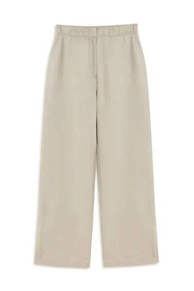 Nocturne Women's Brown Slit Detailed Pants- Beige