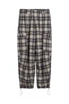 Nocturne Checked Cargo Pants In Multi
