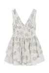 Nocturne Corset Look Broderie Mini Dress In White