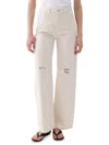 Nocturne Stone Detailed Wide Leg Jeans In Beige