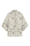 Nocturne Flowy Patterned Shirt In Multi