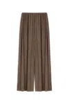 Nocturne Women's Gathered Detail  Pants-brown In Brown