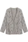Shop Nocturne Women's Grey Jacquard Jacket - Gray