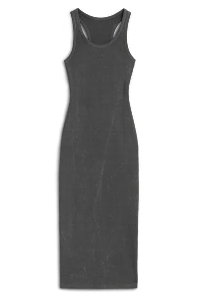 Nocturne Women's Grey Printed Detailed Maxi Dress