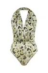 Nocturne Women's Halter Neck Bodysuit- Variant