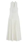 Nocturne Halter Neck Maxi Dress In White