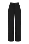 Nocturne High Waisted Wide Leg Jeans In Black