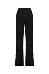 Nocturne Women's Mother Of Pearl Beaded Knit Pants - Black In Black