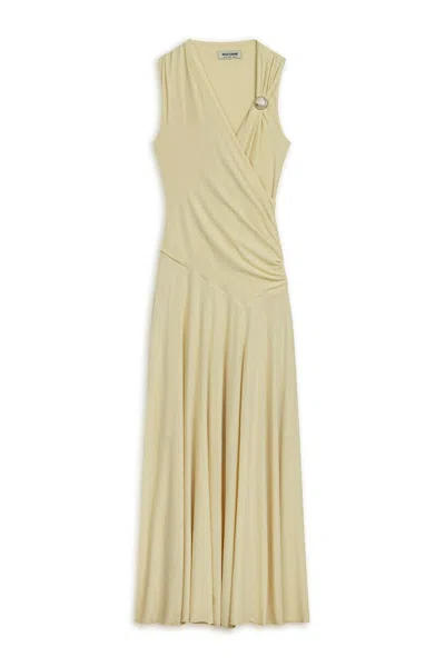 Nocturne Women's Neutrals Accessory Detailed Maxi Dress